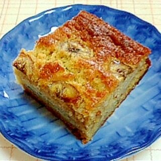 ホットケーキミックスde簡単バナナケーキ(^O^)